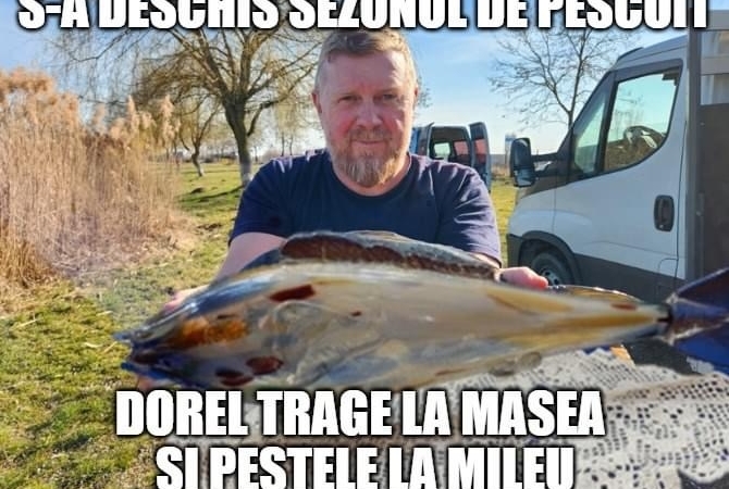 CÂMPIA TURZII | Dorel trage la măsea și peștele la mileu