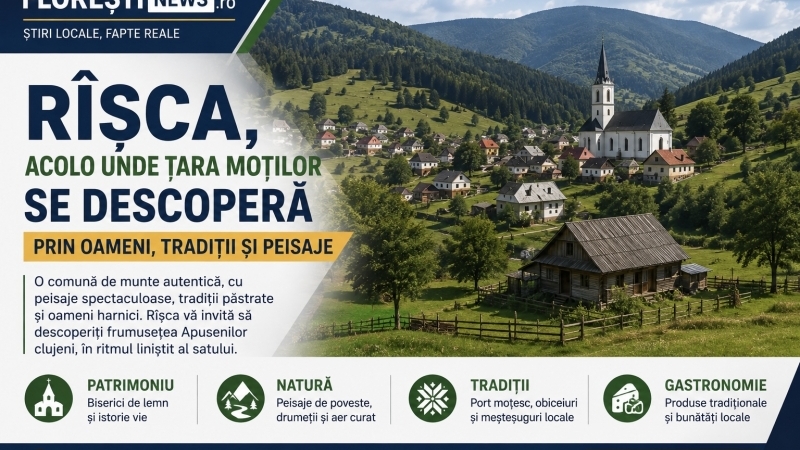 Rîșca, acolo unde Țara Moților se descoperă prin oameni, tradiții și peisaje