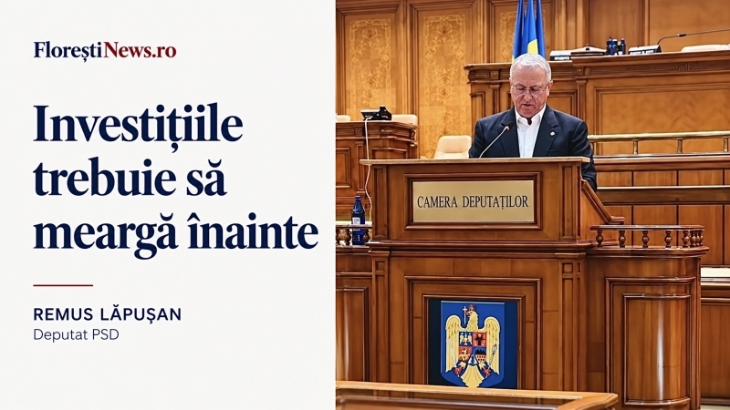 Remus Lăpușan - Plata restanțelor și continuarea investițiilor trebuie să fie priorități ale guvernării