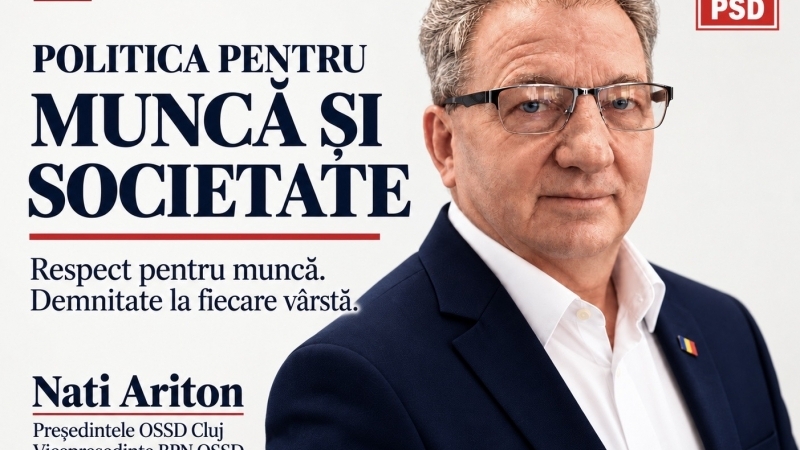 Nati Ariton - Vicepreședinte BPN OSSD Regiunea Nord-Vest - POLITICA PENTRU MUNCĂ ȘI SOCIETATE