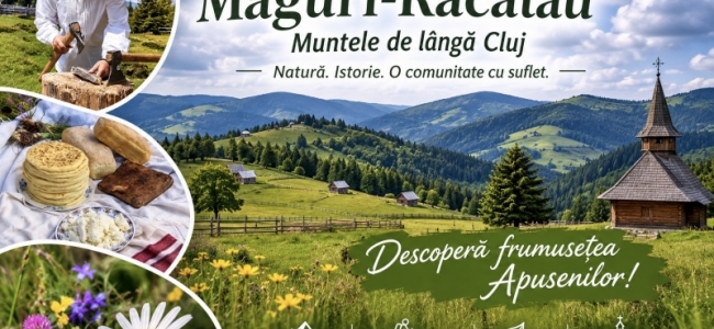 Măguri-Răcătău, muntele de lângă Cluj. Natură, istorie și o comunitate care păstrează spiritul Apusenilor