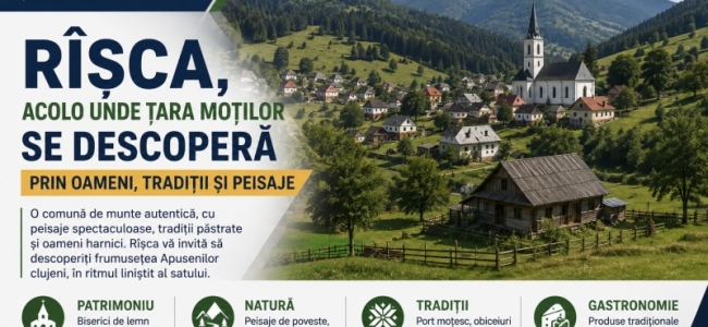 Rîșca, acolo unde Țara Moților se descoperă prin oameni, tradiții și peisaje