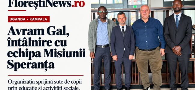 Avram Gal, întâlnire la Kampala cu echipa Misiunii Speranța