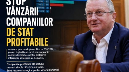 Deputatul Remus Lăpușan - STOP vânzării companiilor de stat profitabile