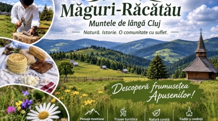 Măguri-Răcătău, muntele de lângă Cluj. Natură, istorie și o comunitate care păstrează spiritul Apusenilor