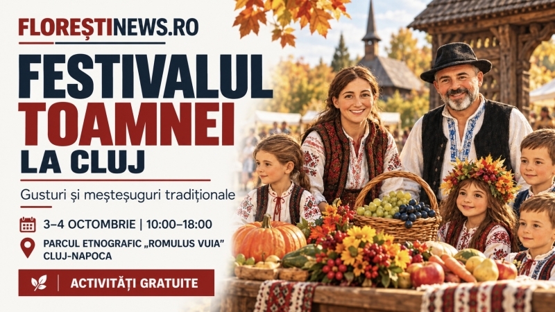 Festivalul Toamnei aduce la Cluj gusturile și meșteșugurile tradiționale