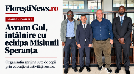 Avram Gal, întâlnire la Kampala cu echipa Misiunii Speranța