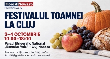 INVITAȚIE la - Festivalul Toamnei la Cluj, în 3–4 octombrie, la Parcul Etnografic „Romulus Vuia”