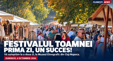 Festivalul Toamnei la Cluj | Prima zi, un succes. Duminică, 4 octombrie, evenimentul continuă la Muzeul Etnografic