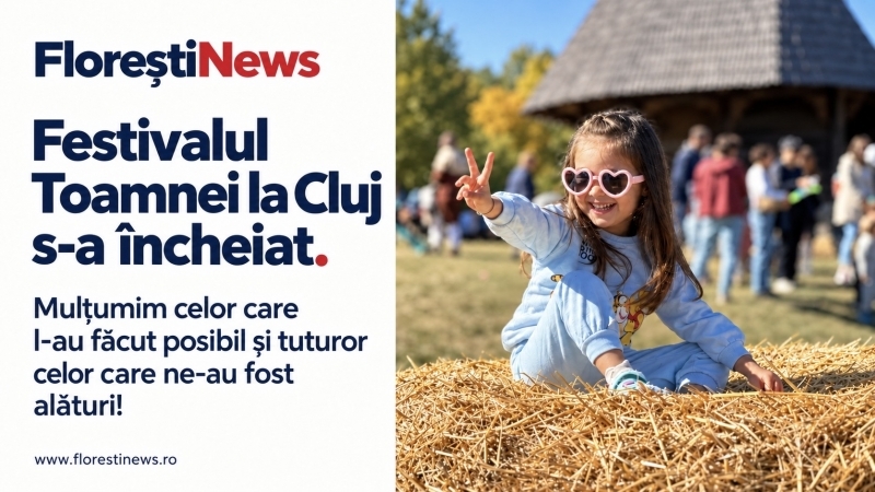 Festivalul Toamnei la Cluj - Mulțumim tuturor celor care au făcut posibile două zile de bucurie și întâlniri frumoase
