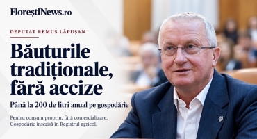Deputatul Remus Lăpușan, despre scutirea de accize pentru băuturile tradiționale: „O măsură firească pentru gospodăriile românești”